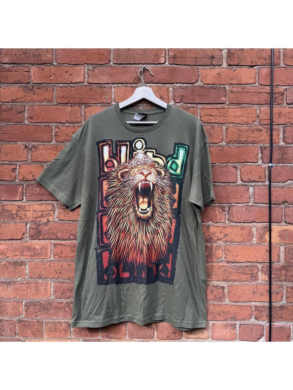 vintage blind skateboard lion t shirt 00s XL